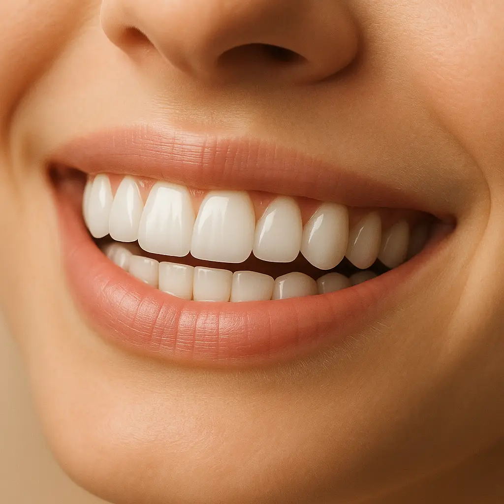 Perfectly aligned teeth