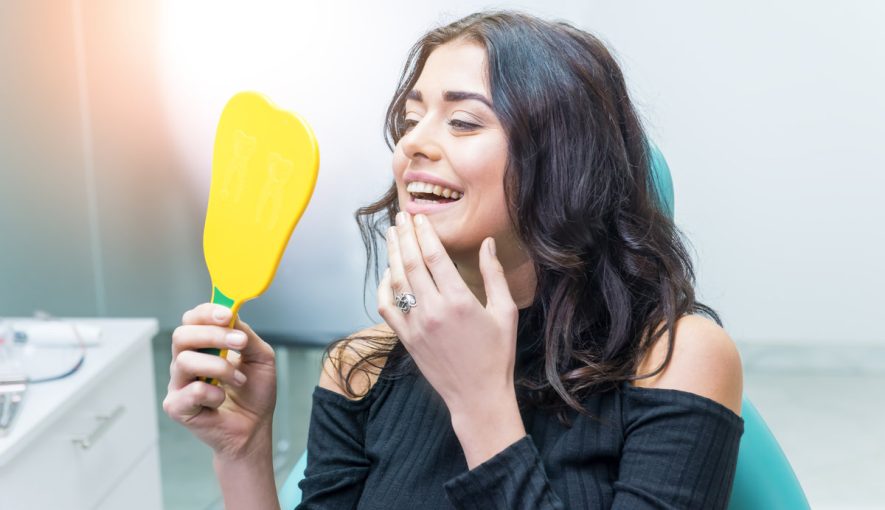 Patient receiving general dental care at EVER Dental Studio Chicago